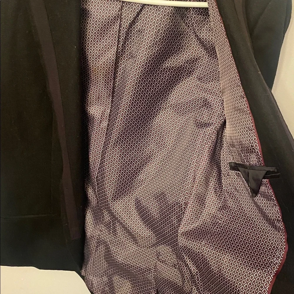 Structure Black Blazer with Purple Lining